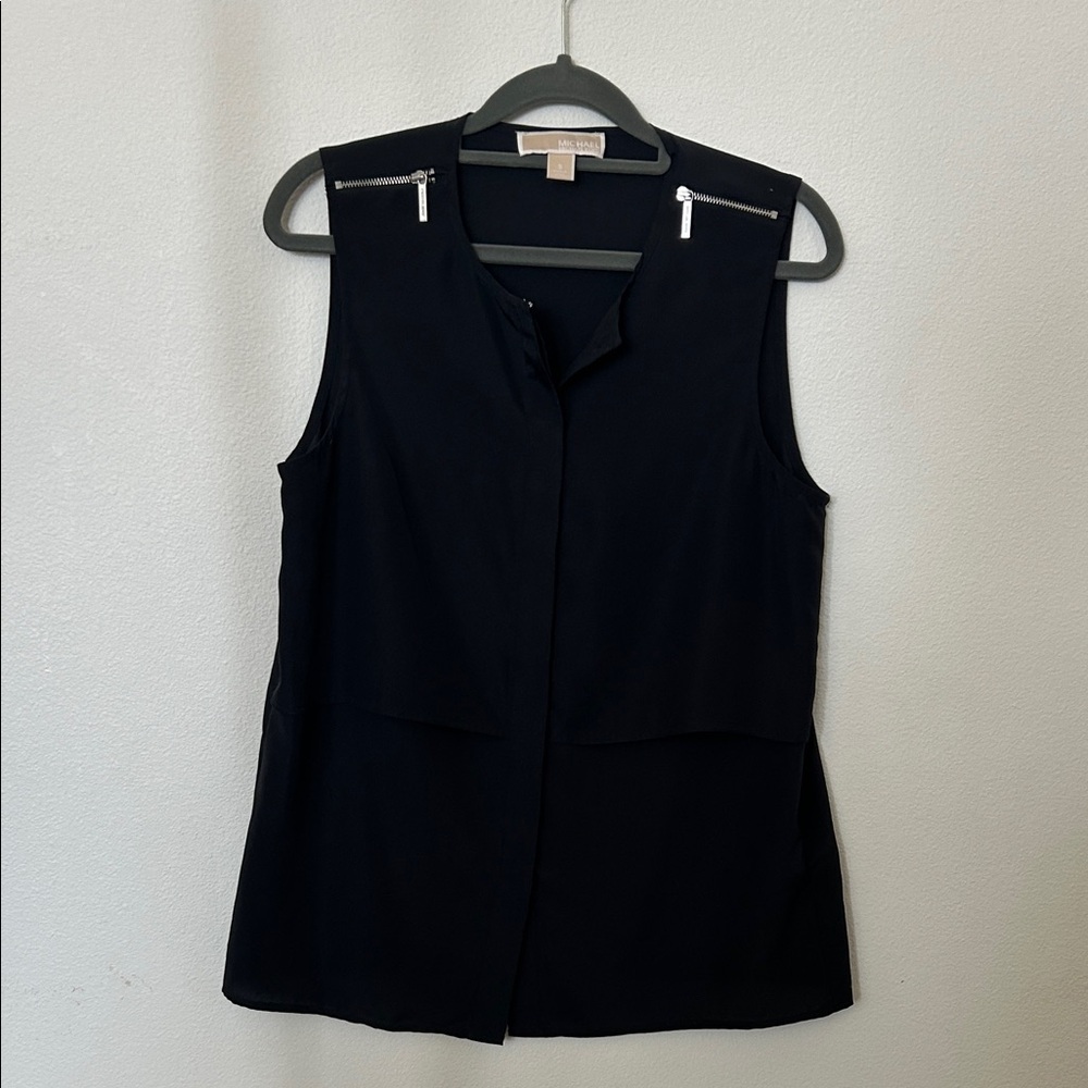 MICHAEL Michael Kors Black Sleeveless Top